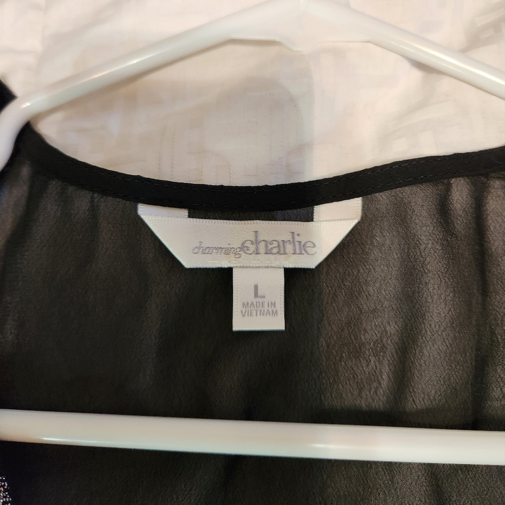 Charming Charlie, woman's L, black